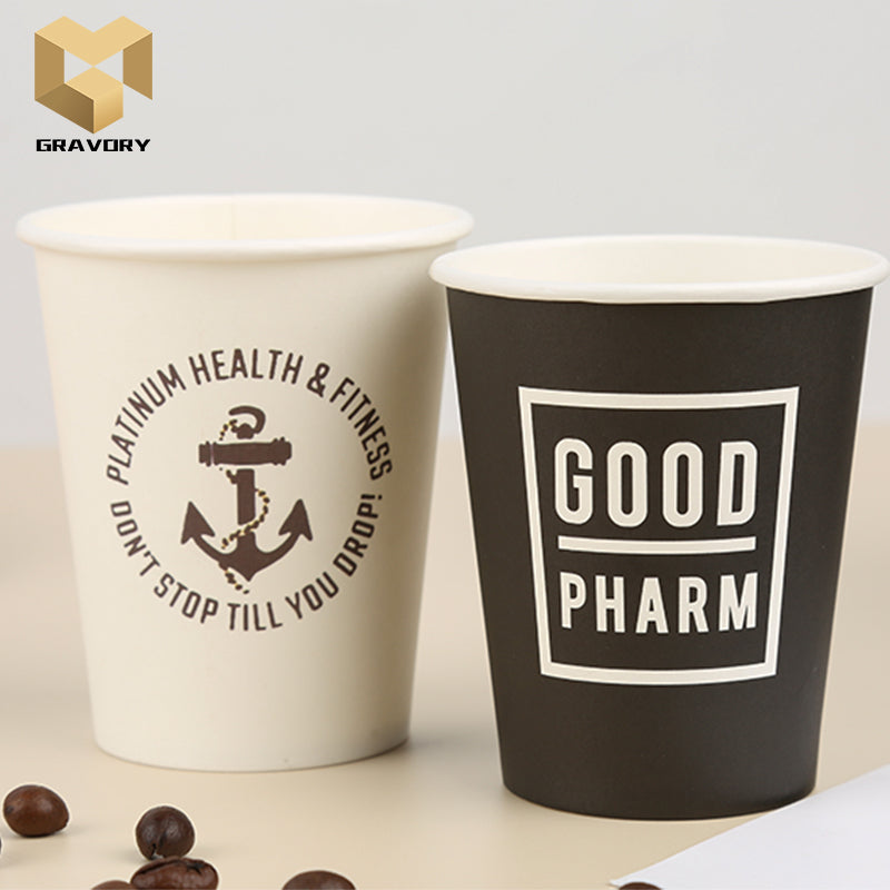 Eco friendly custom disposable paper cups price paper coffee cups with logo paper cup price cheap