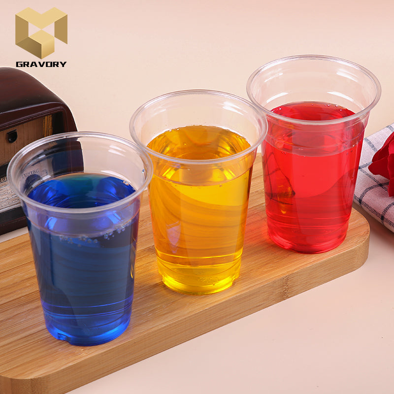 14 oz A (420ml) PET coffee cups plastic disposable environmental frien –  gravorypackaging.com