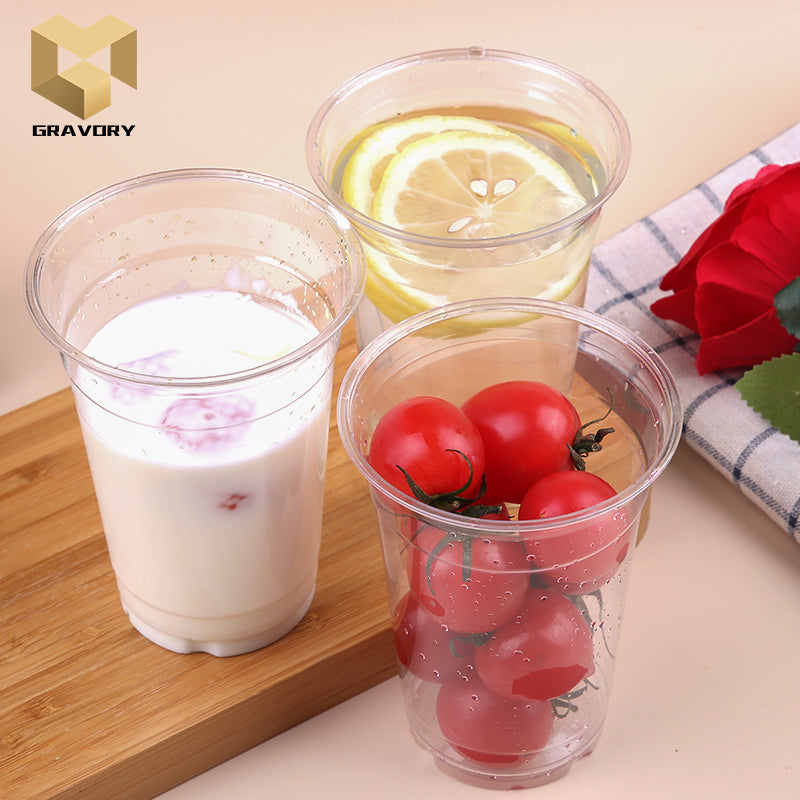 14 oz A (420ml) PET coffee cups plastic disposable environmental frien –  gravorypackaging.com