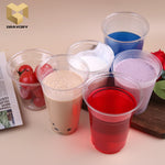 12 oz B (360ml) custom printing recycling PET plastic cups with logo samples