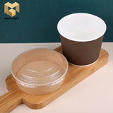 750 ml disposable round salad bowl with lid samples