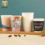 3 oz single wall paper cups disposable custom logo vending samples