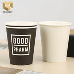 6 oz single wall China paper coffee cups biodegradable custom logo samples