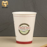 10 oz Double wall paper coffee cups Eco friendly high quality custom samples