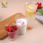 10 oz (300ml) disposable PET cold drink plastic recycled plastic cups samples