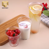 10 oz (300ml) disposable PET cold drink plastic recycled plastic cups samples