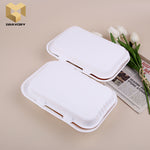 6.5 inch hamburger box bagasse containers samples