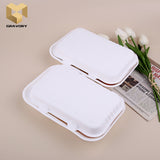 6.5 inch hamburger box bagasse containers samples