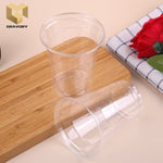 8 oz C (240ml) custom plastic for juice water beer cold PET cups samples