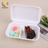 75 compostable Eco friendly sugarcane bagasse burger lunch boxes samples