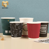 3 oz single wall paper cups disposable custom logo vending samples