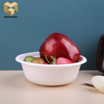 24 oz deep compostable multiple use tableware bagasse bowls samples