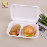 6.5 inch hamburger box bagasse containers samples