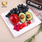 10 inch compostable disposable square bagasse plate samples