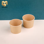 12 oz kraft disposable paper soup bowl samples