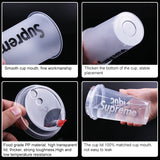 10 oz (300ml) Custom logo printed plastic PP transparent cups samples