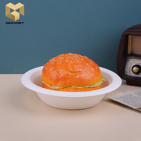 16 oz micowave take out bagasse biodegradable bowl samples