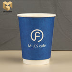 12 oz disposable double wall paper cups food grade environmental friendly samples