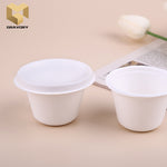 6 oz disposable bagasse packaging tableware sugarcane sauce cup