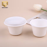 6 oz disposable bagasse packaging tableware sugarcane sauce cup