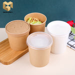 15 oz PE coating kraft paper soup bowl samples