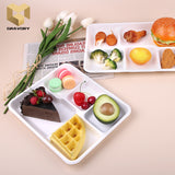 6 inch Sugarcane bagasse food container biodegradable lunch bagasse plate samples