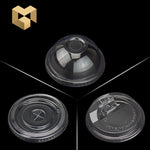Biodegradable Disposable plastic PET lid drinking bubble