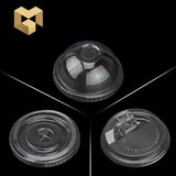 Biodegradable Disposable plastic PET lid drinking bubble